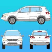 Illusztráció: SUV autó matricázás árak csomagban